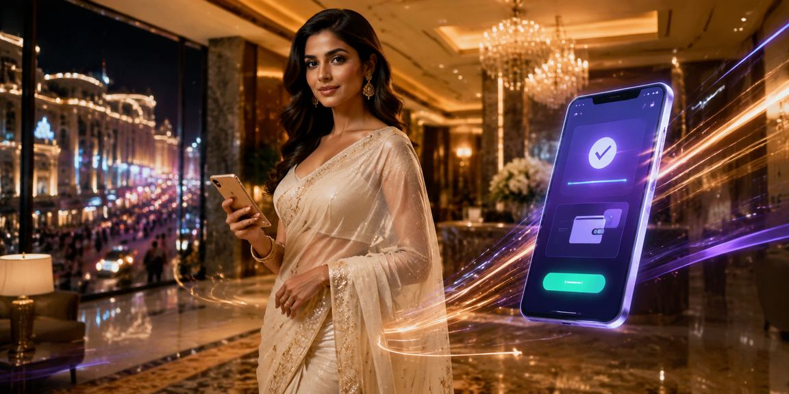 Mobile payment deposit interface in IT hub Delhi